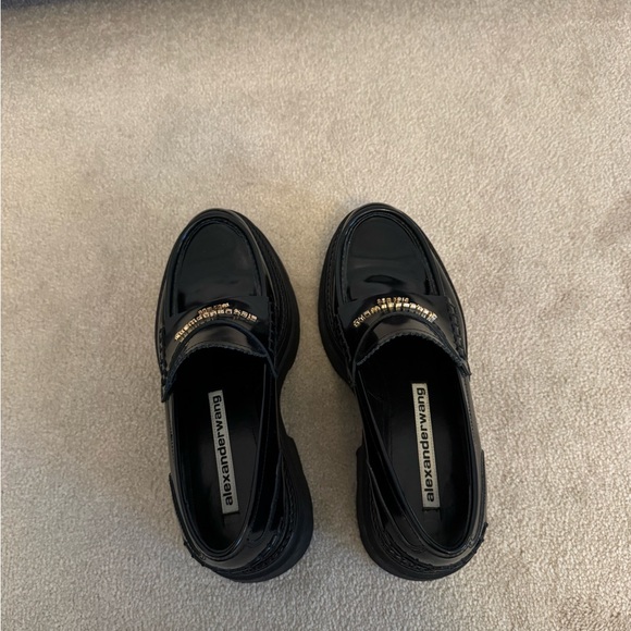 Alexander Wang Black Platform Loafers - Picture 4 of 9